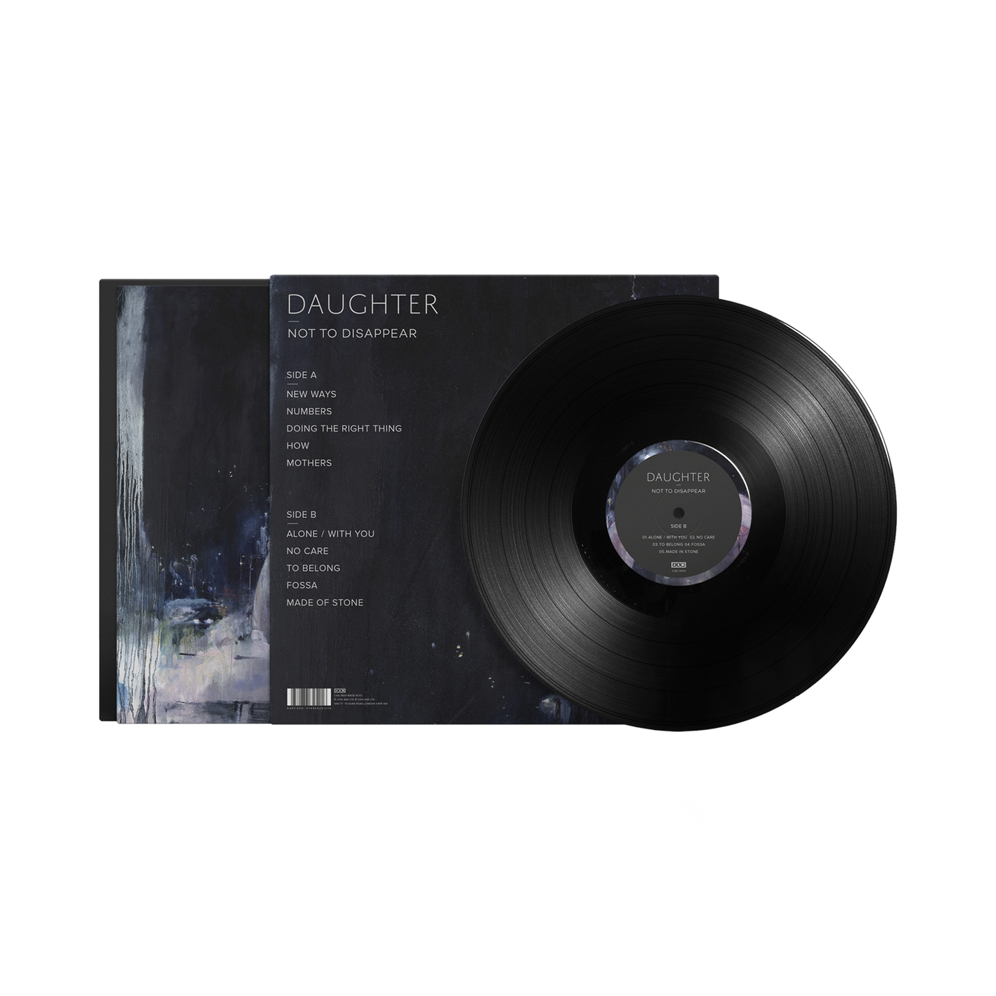 Not To Disappear: 12” Black Vinyl UK